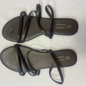 LC Lauren Conrad Elegant Brown Sandals